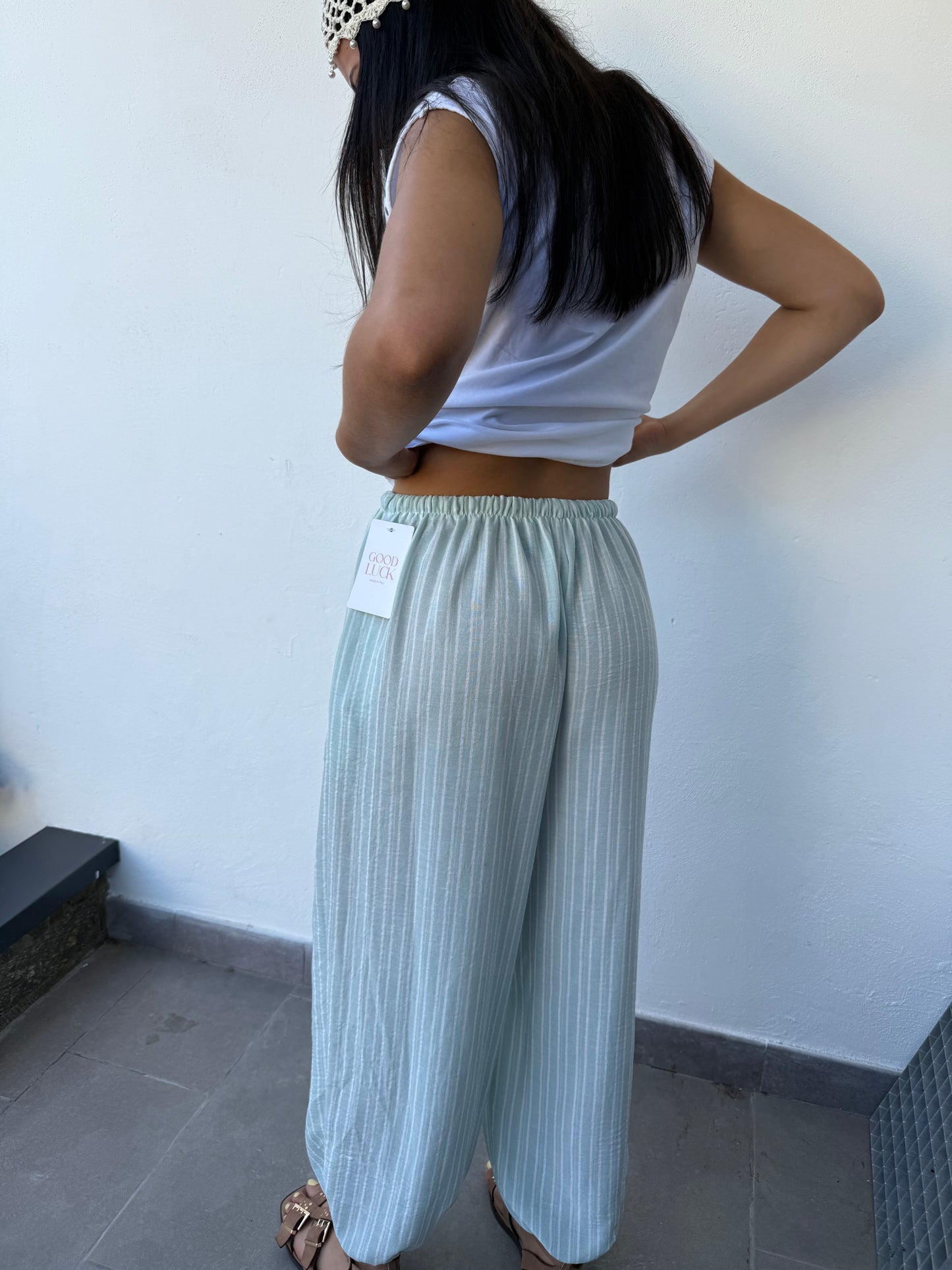 PANTALÓN BALLOON RAYAS
