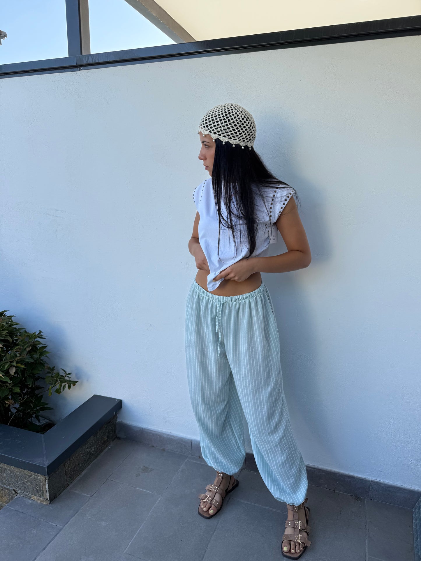 PANTALÓN BALLOON RAYAS